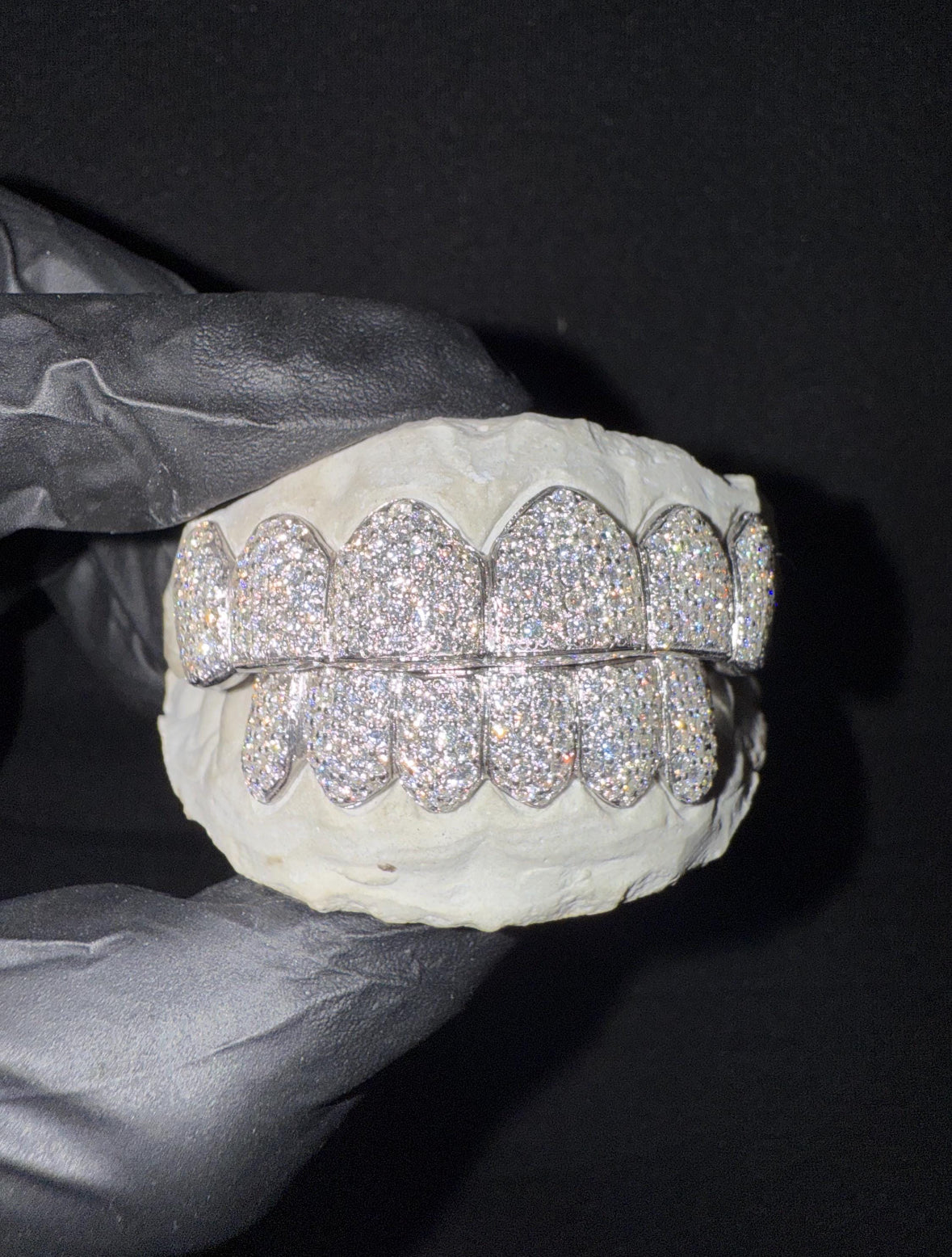 Moissanite Honeycomb Grillz
