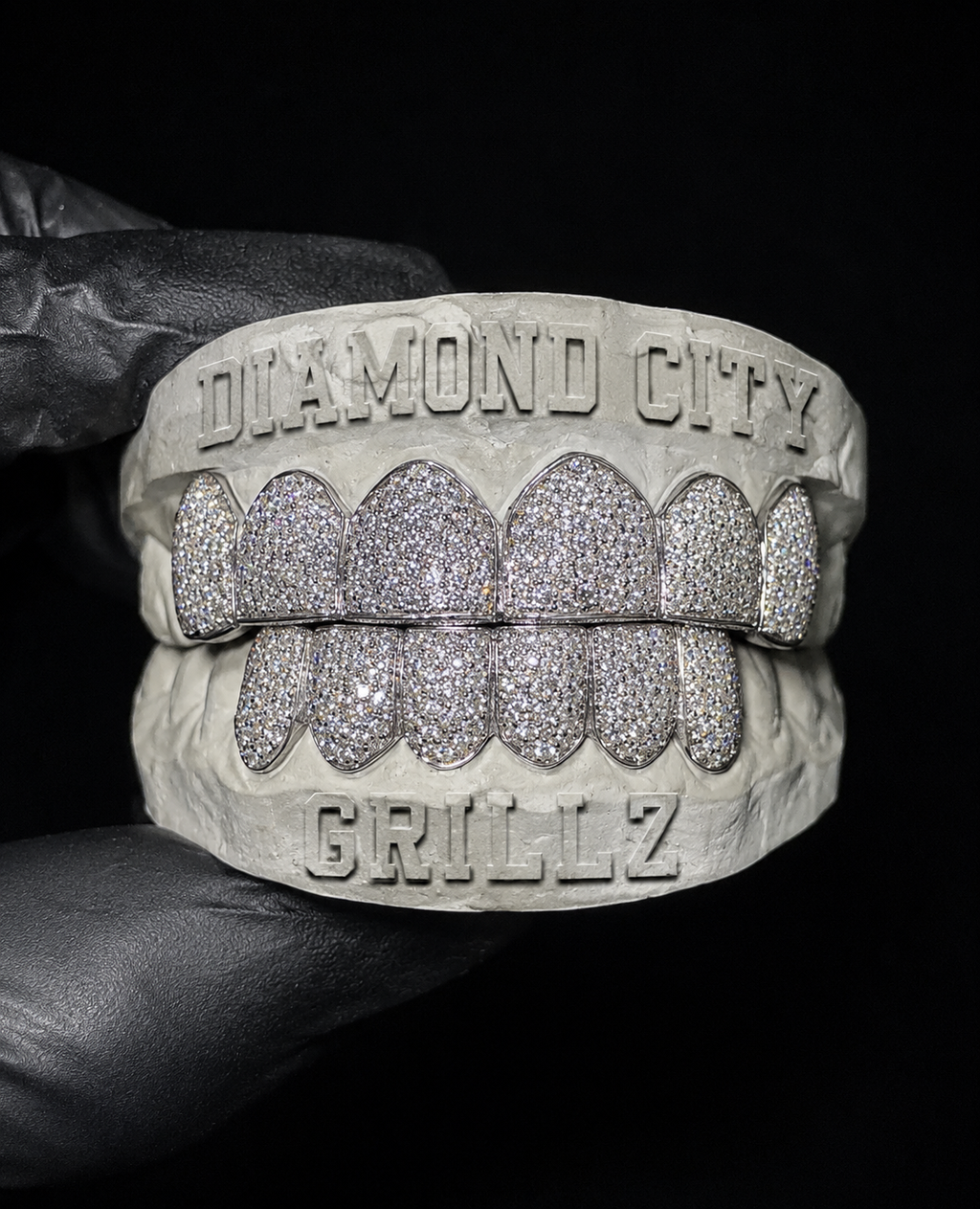 Moissanite Honeycomb Grillz