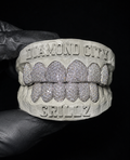 Moissanite Honeycomb Grillz