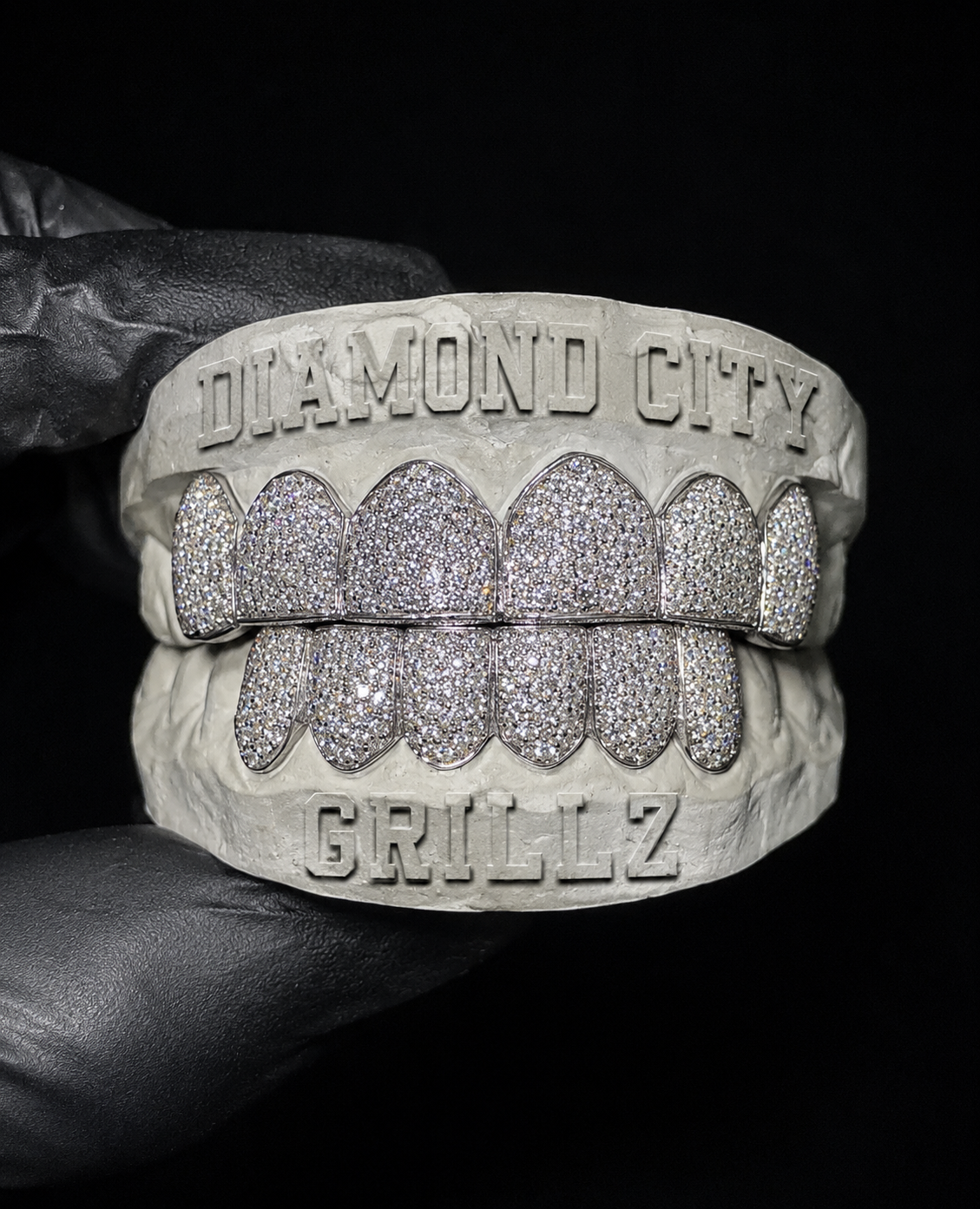 Moissanite Honeycomb Grillz
