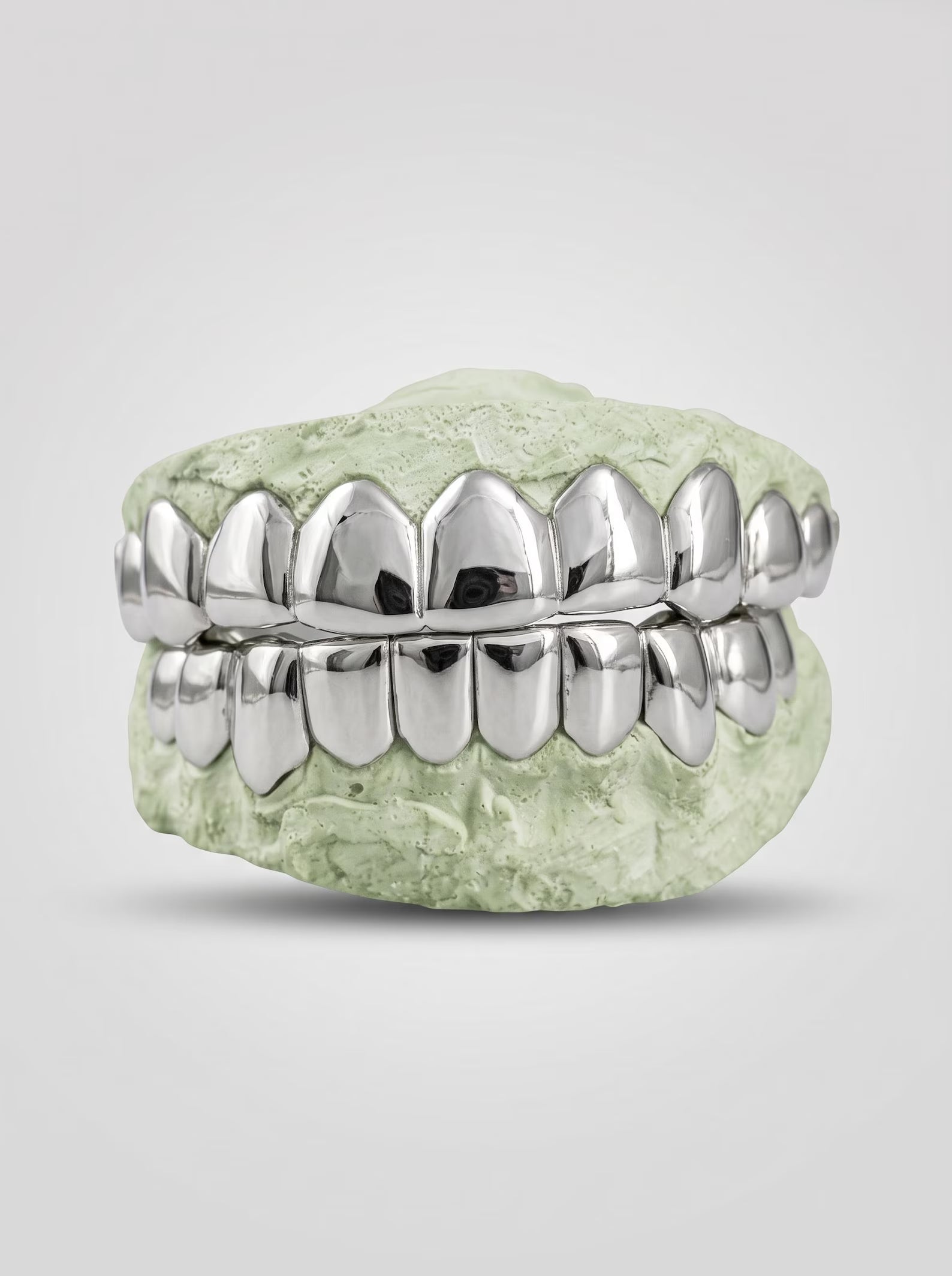 Custom Silver Grillz